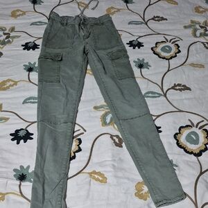 American Eagle Outfitters Women's Olive Straight Leg Jeans